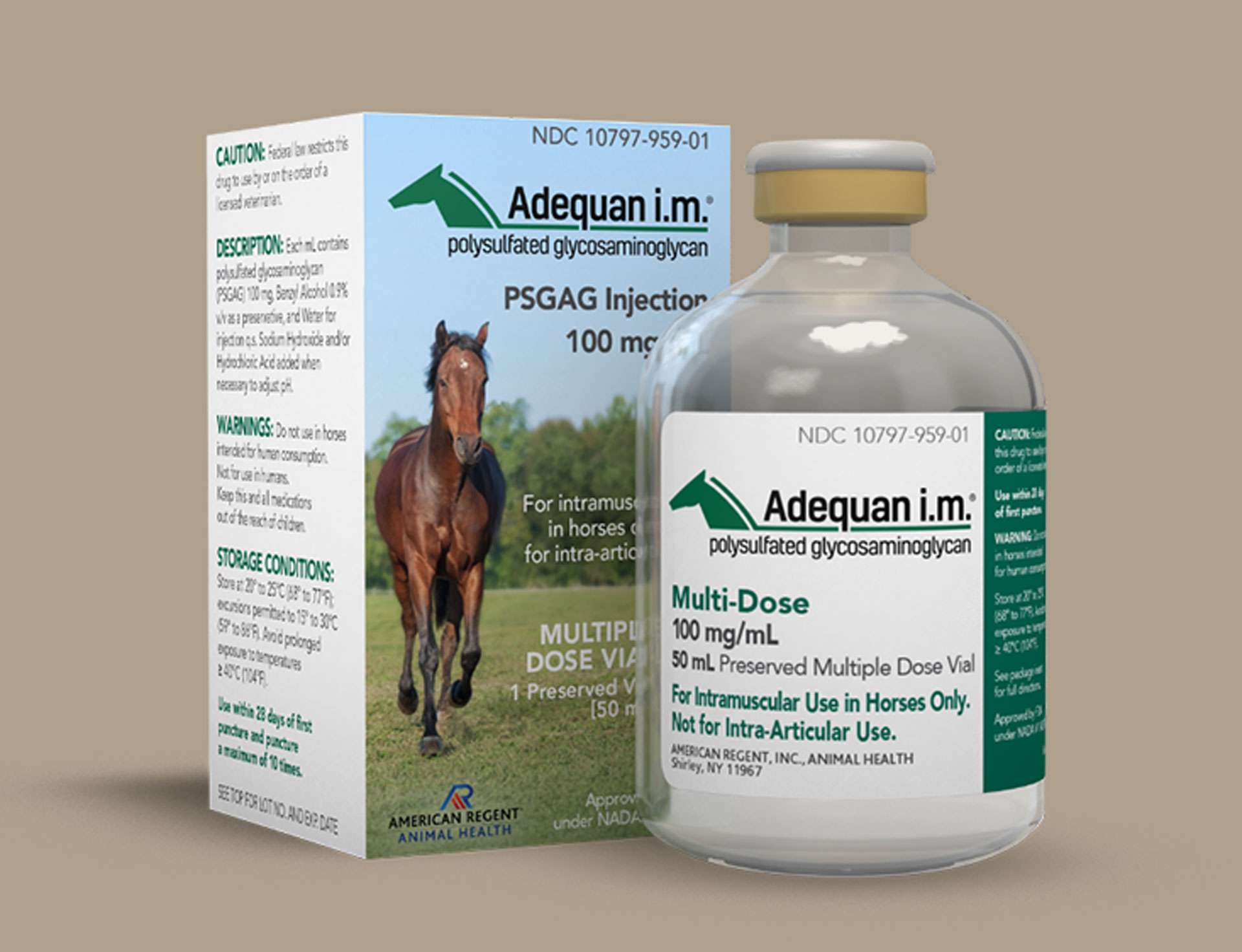 image of Adequan i.m. medication for horses